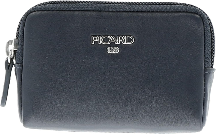 Picard Damen Schlüsseletui Bingo 8976 aus Rindsleder mit Reissverschluss in der Farbe Ozean, 11x7x3c