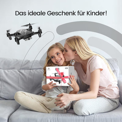 DEERC D20 Drohne für Kinder mit Kamera HD,Faltbar RC Quadcopter mit FPV Live Übertragung,lange Flugz