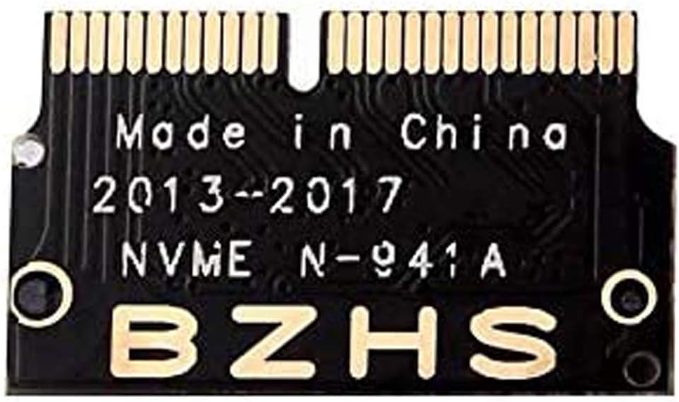 NGFF M.2 nVME SSD-Adapterkarte Upgrade für MacBook Air A1465 A1466 (Jahr 2013-2016) und für Mac PRO