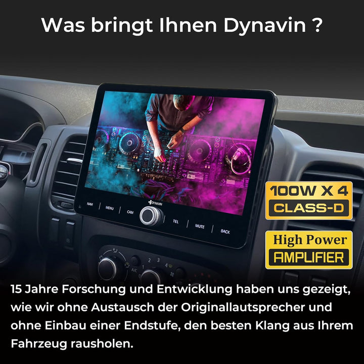 DYNAVIN Android Autoradio Navi für Renault Trafic 3 Opel Vivaro FIAT Talento, 10,1 Zoll Radio mit Wi