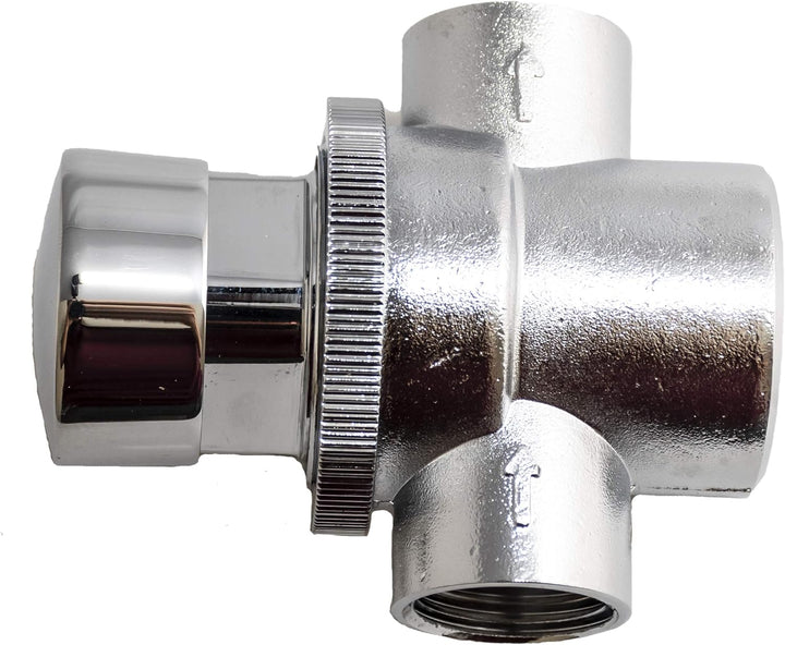 Chrom-Timer-Armatur für Waschbecken, für Gastronomie und Industrie.