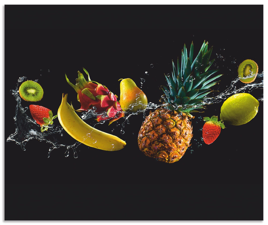 ARTland Küchenrückwand Alu 60x50 cm (BxH) viele weitere Grössen Spritzschutz Küche für Herd Spüle De