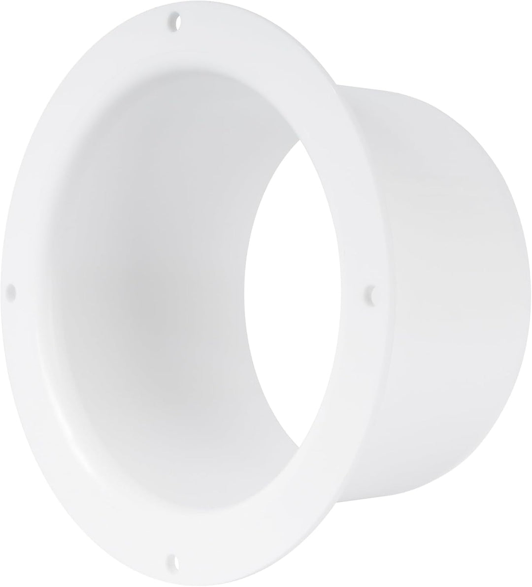 Vent Systems 100 mm 3 Stück Lüftungskanalverbinder Flansch gerade Lüftungsrohr Kunststoff Kanalverbi