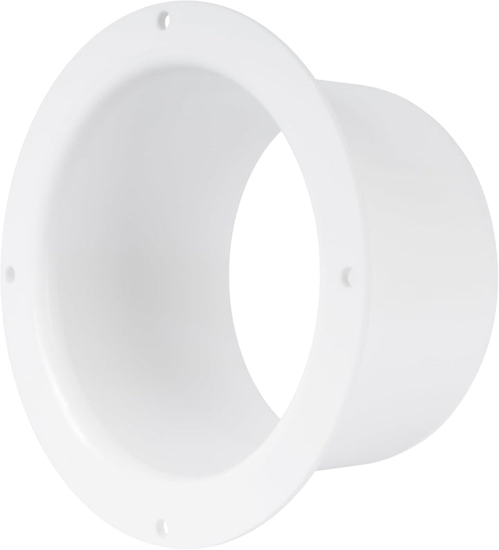 Vent Systems 100 mm 3 Stück Lüftungskanalverbinder Flansch gerade Lüftungsrohr Kunststoff Kanalverbi