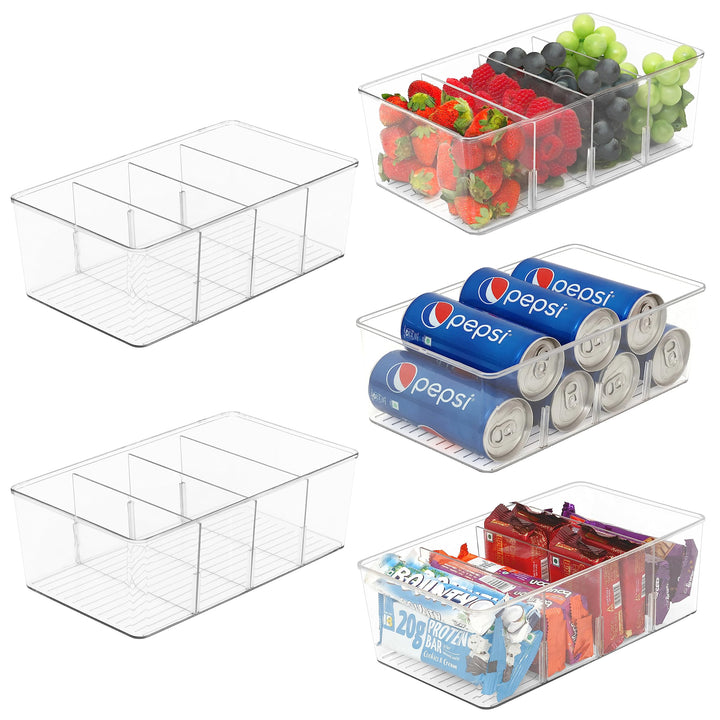 Winter Shore Küchenschrank Organizer [5er-Pack] - Aufbewahrungsbox Küche für Snacks, Gewürze, Geträn