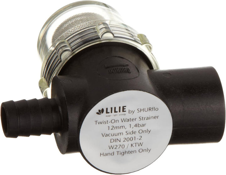 Shurflo Trail King 10 Wasserpumpe, Silber, 12V, 30 PSI & Steckfilter Bundle mit Steckfilter, Bundle