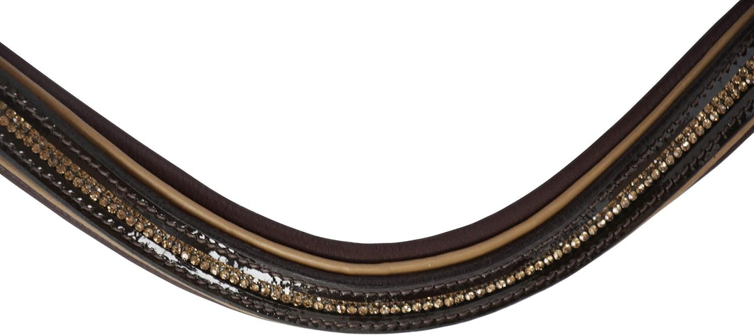 Kerbl Covalliero Trensenzaum Kingston braun mit Gold Full, Full