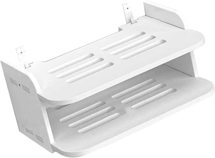 Router-Regal, Wandhalterung für WiFi-Router & TV-Box – 30x20 cm, ideal für Wohn- & Schlafzimmer, Auf
