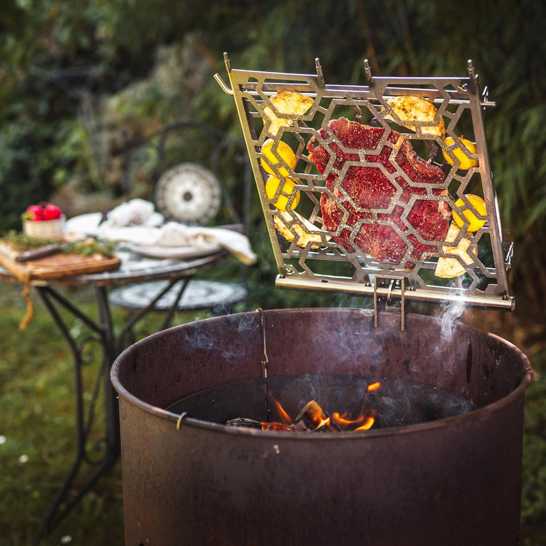 Grillrost.com Das Original Asado Gitter - Erweiterung für den Asado Halter, Asado Gitter