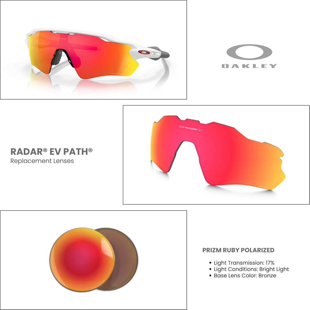Oakley Original Radar EV Path OO9208 Ersatzgläser für Damen und Herren, inklusive Oakley Mikrofasert