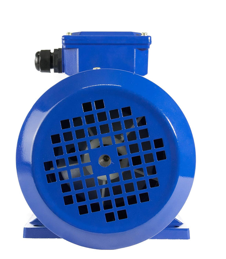 Elektromotor, dreiphasig, 0,75 kW, 1 PS, 220 / 380 V, 3000 U/min, B3 (Beine), Grösse 80, Achse 19 mm