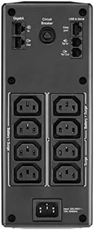 APC by Schneider Electric Back UPS PRO - BR1600MI - 1600 VA Leistung - MI Modell (8 IEC Outlets, IEC