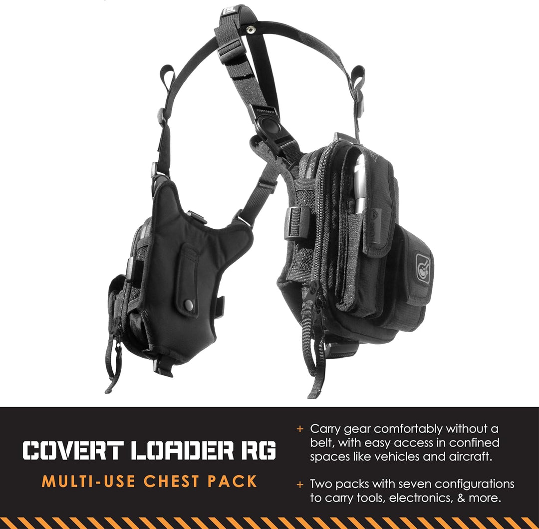 Hazard 4 (CVT-RG-LODR-BLK) Covert Loader RG(TM) Multi-Konfiguration Kleinpack-System, schwarz