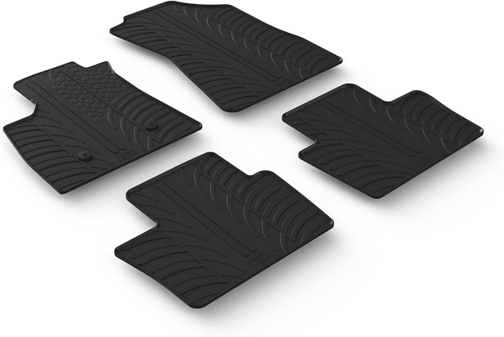Gledring Satz Gummimatten kompatibel mit Renault Austral-e E-Tech Hybrid 2022- (T Profil 4-teilig)
