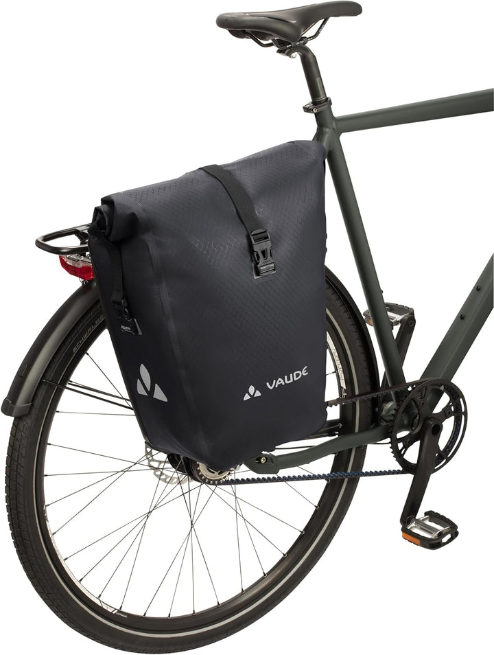 VAUDE Fahrradtaschen für Gepäckträger Aqua Back 2 x 24 L, Hinterradtaschen wasserdicht, Fahrrad Gepä