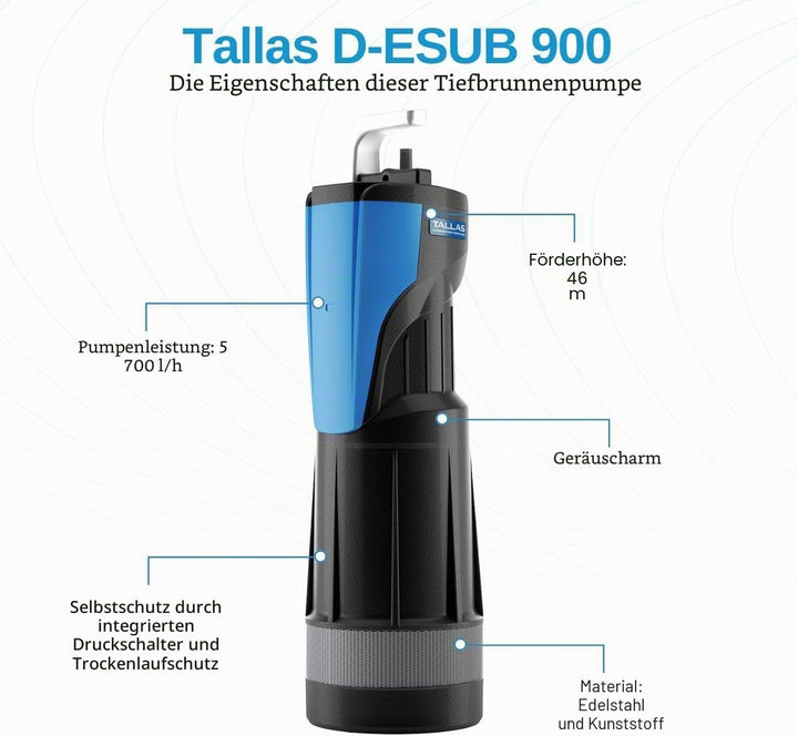 Tallas D-ESUB 900 Tauchdruckpumpe