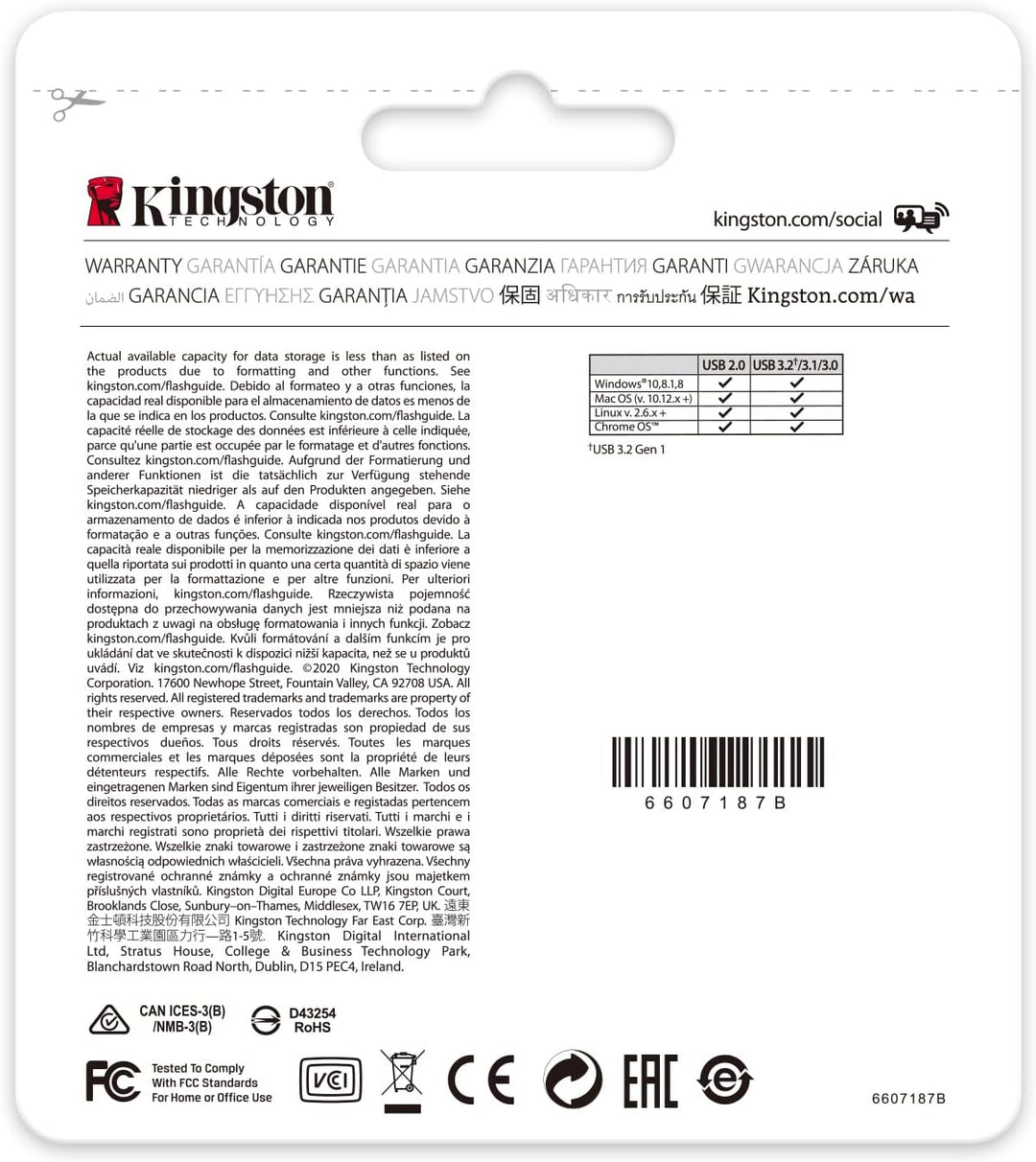 Kingston DataTraveler Kyson USB 3.2 Gen 1 USB-Stick 512GB - Mit stilvollem, kappenlosem Metallgehäus