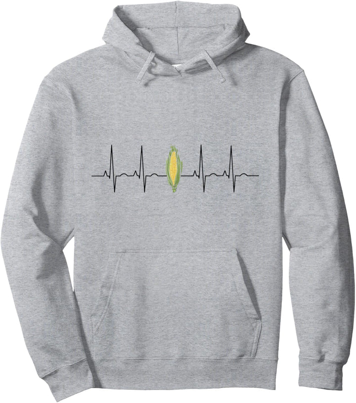 Landwirt Mais häckseln Silo fahren Kolben Herzschlag Bauer Pullover Hoodie