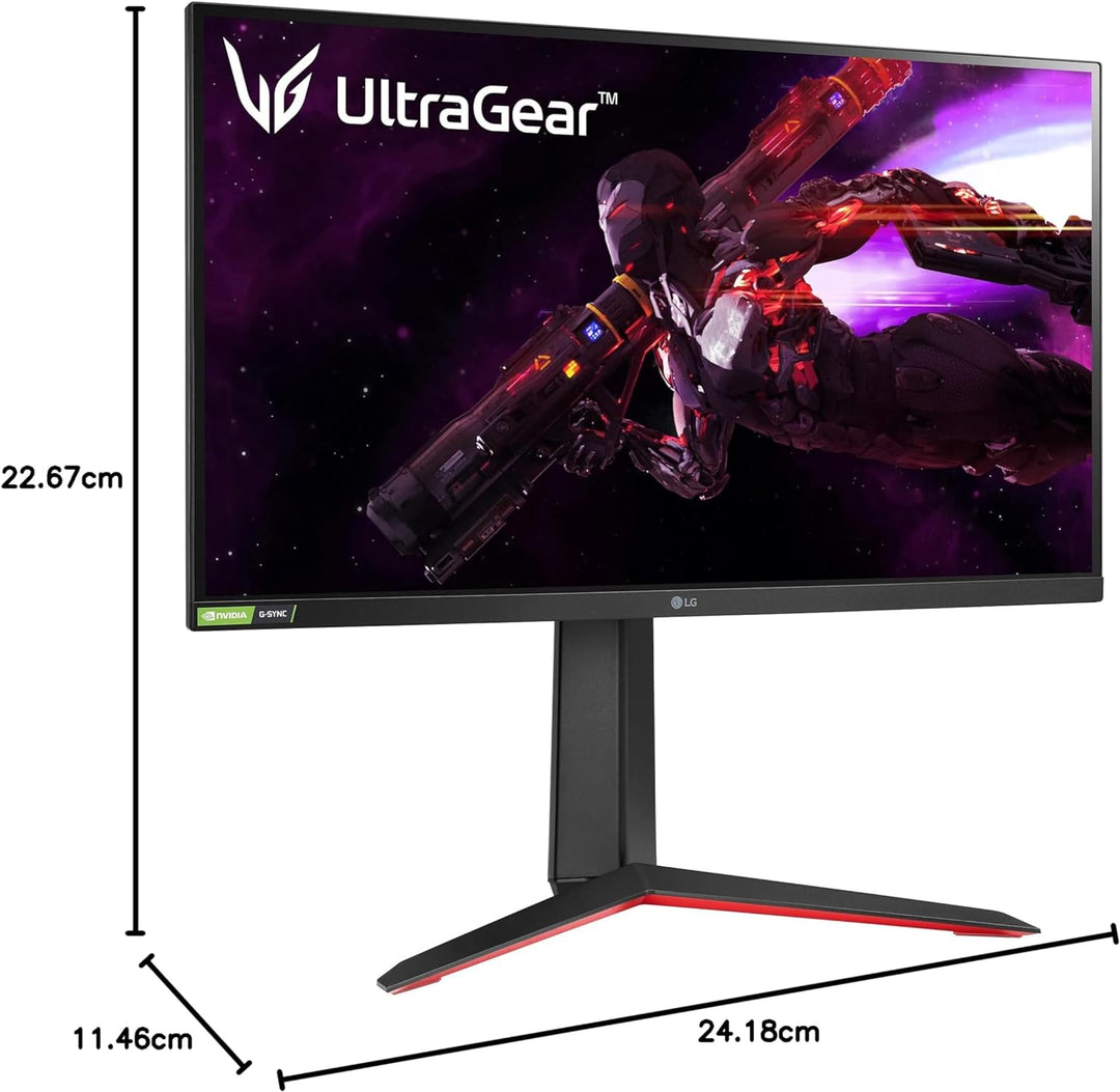 LG UltraGear Gaming Monitor 27GP850-B.AED 68,5 cm - 27 Zoll, IPS-Panel mit 1ms (GtG), 180 Hz, QHD, 2