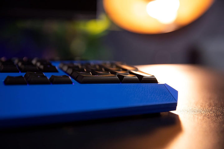 Konix FFF Membran-Gaming-Tastatur AZERTY - Anti-Ghosting mit 26 Tasten - Blaue Hintergrundbeleuchtun