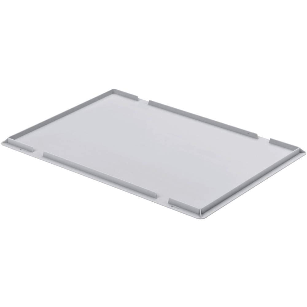 ALUTEC Auflagedeckel für Kunststoffboxen (Masse 600x400 mm, zum verschliessen von Transportboxen, ho