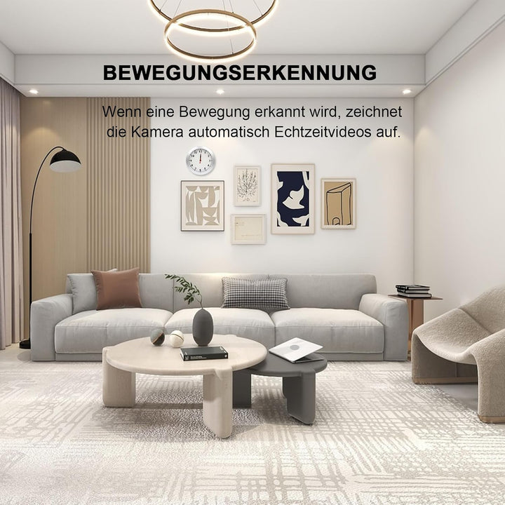 Überwachungskamera, KAMREA HD1080P Versteckte Kamera Mini Kamera Videorecorder Nanny Cam mit Bewegun