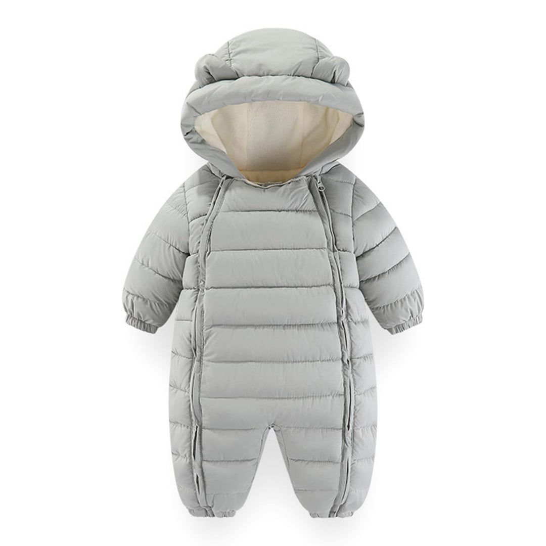 Baby Schneeanzug Overall Winter mit Kapuze Strampler Jungen Mädchen Säugling Schnee Tragen Dick Jump