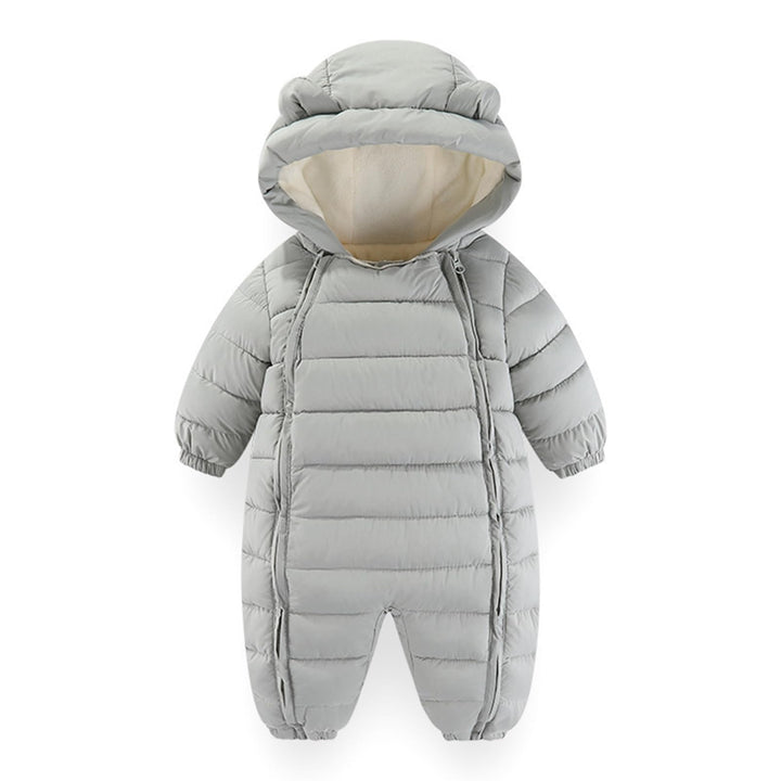 Baby Schneeanzug Overall Winter mit Kapuze Strampler Jungen Mädchen Säugling Schnee Tragen Dick Jump