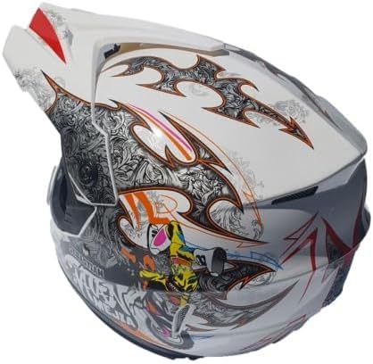 Kinder Crosshelm Mejia – Motorradhelm für Kinder, ABS-Schale, robuster Kinderhelm für Downhill, Quad