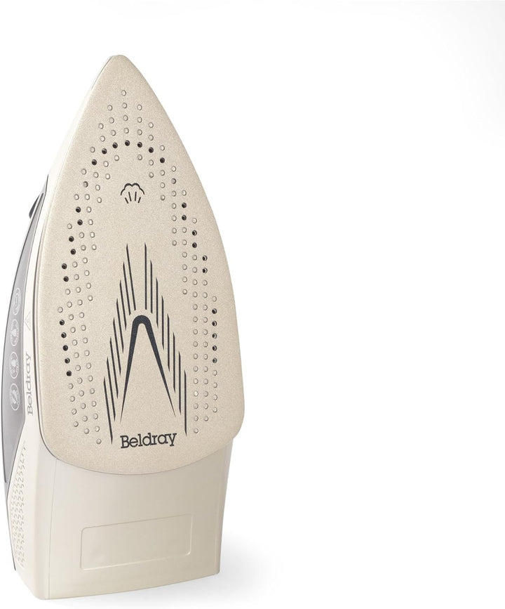 Beldray BEL01848VDE Dampfbügeleisen – 2000 W, traditionelles und kompaktes Dampfbügeleisen, Keramik-