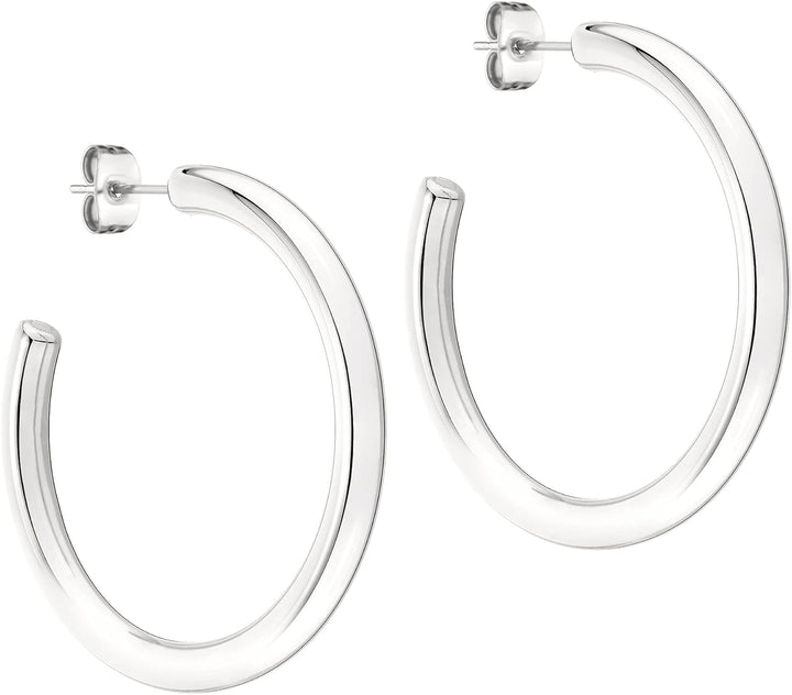 LIEBESKIND Creolen LJ-0902-E-40 IP Roségold Silber, Silber