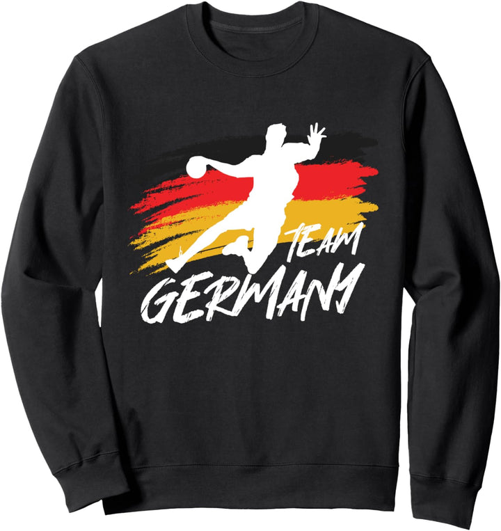 Handball Team Deutschland Flagge Handballer Ball Sportspieler Sweatshirt