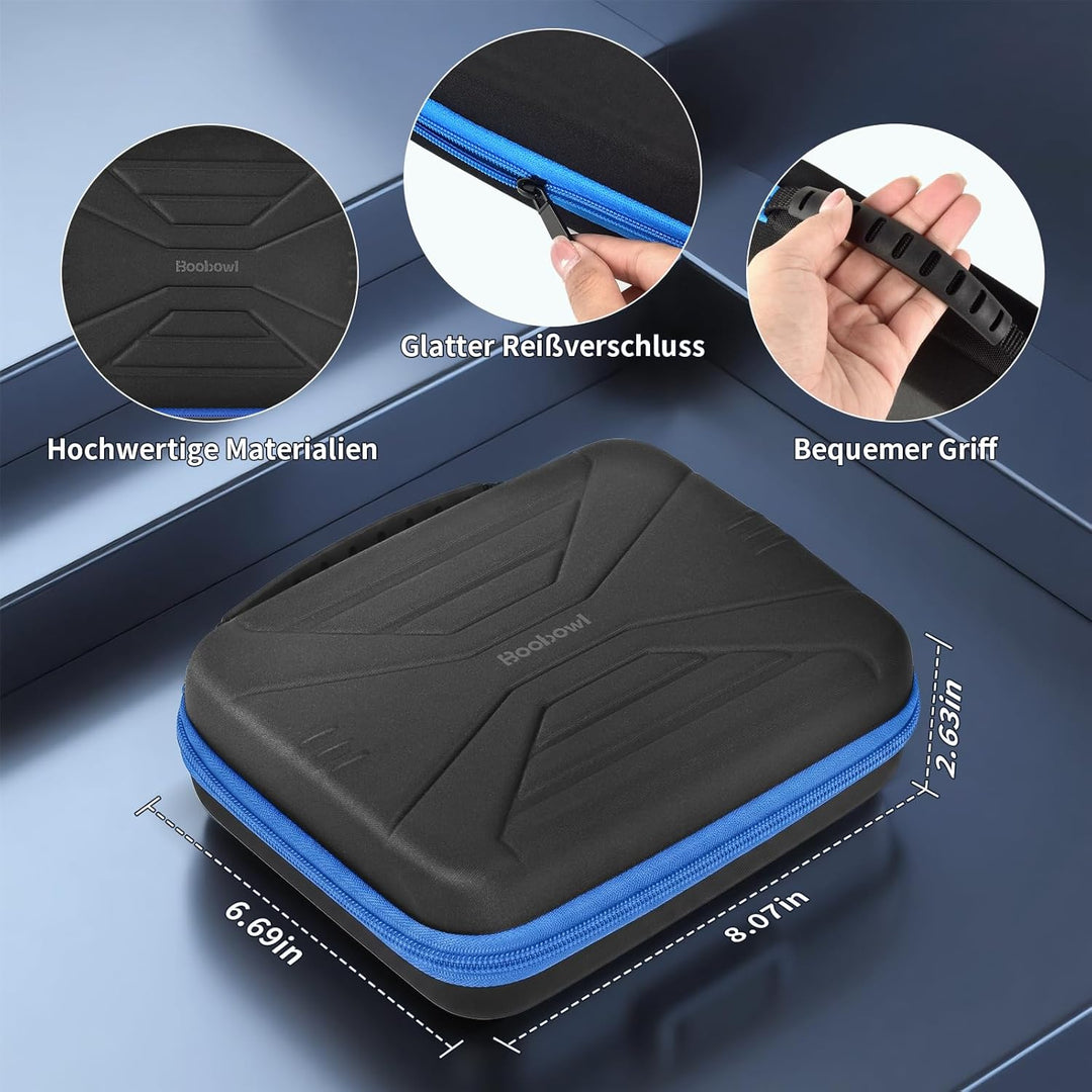 Boobowl Darts Tasche - Hard Shell Stossfeste Dart-Aufbewahrungstasche, Tragbare Tragekoste für Stahl