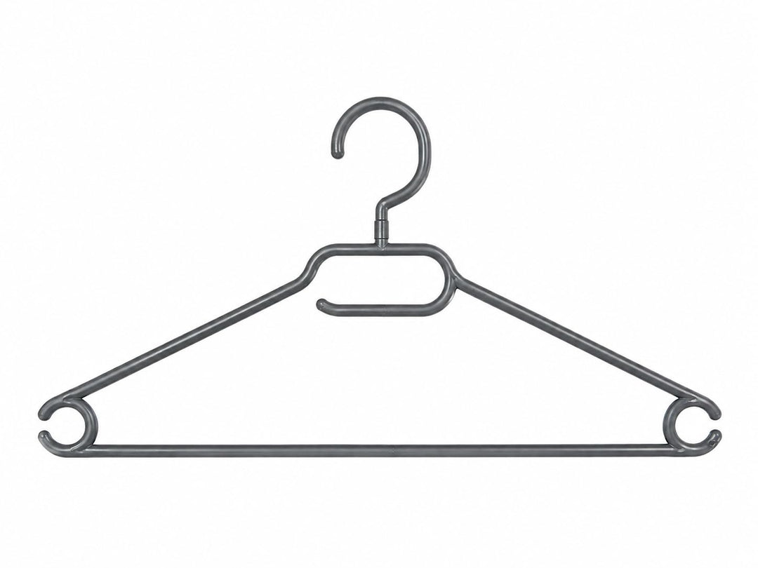 Kleiderbügel für Blusen &amp; T-Shirts, platzsparend, 41 cm, grau, NEU, 20 Stück, mit drehbarem Haken, A