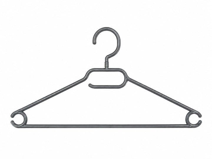 Kleiderbügel für Blusen &amp; T-Shirts, platzsparend, 41 cm, grau, NEU, 20 Stück, mit drehbarem Haken, A