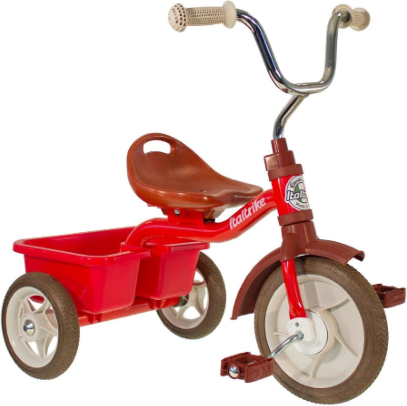 Unbekannt Italtrike Classic Line Transporter Kinder Dreirad Tricycle 2-5 Jahre Rot, Rot