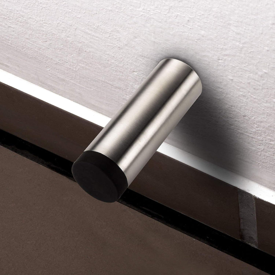5 x SO-TECH® Türstopper TOPPER echt Edelstahl Ø 30 mm Wandabstand 87 mm Wandtürstopper 5 x Topper 90