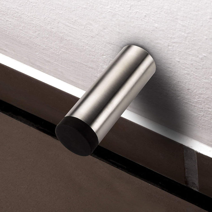 5 x SO-TECH® Türstopper TOPPER echt Edelstahl Ø 30 mm Wandabstand 87 mm Wandtürstopper 5 x Topper 90
