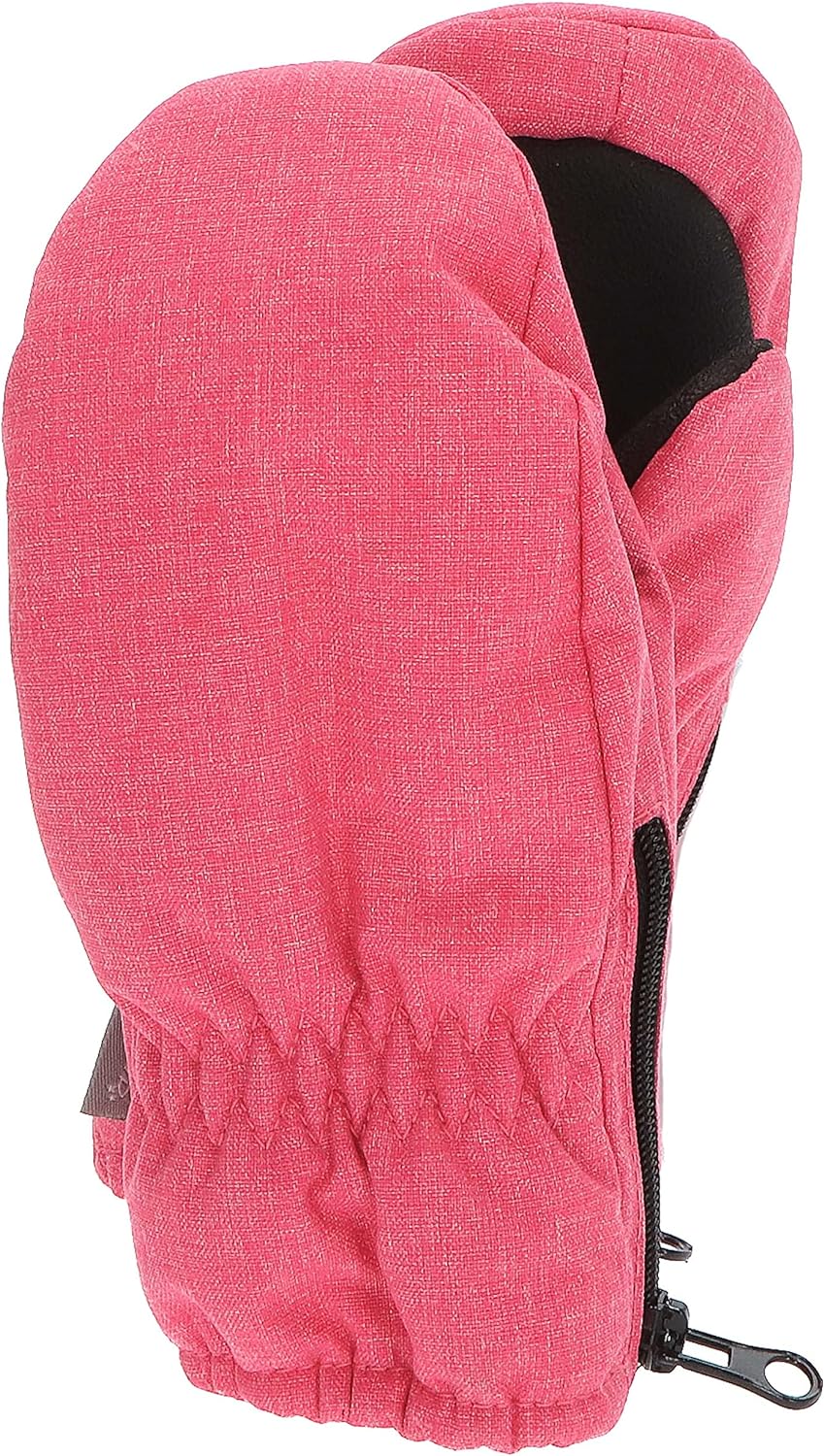 Sterntaler Unisex Kinder Melange mit Daumen und Seitlichem Reissverschluss Fäustlinge 1 Magenta Mela
