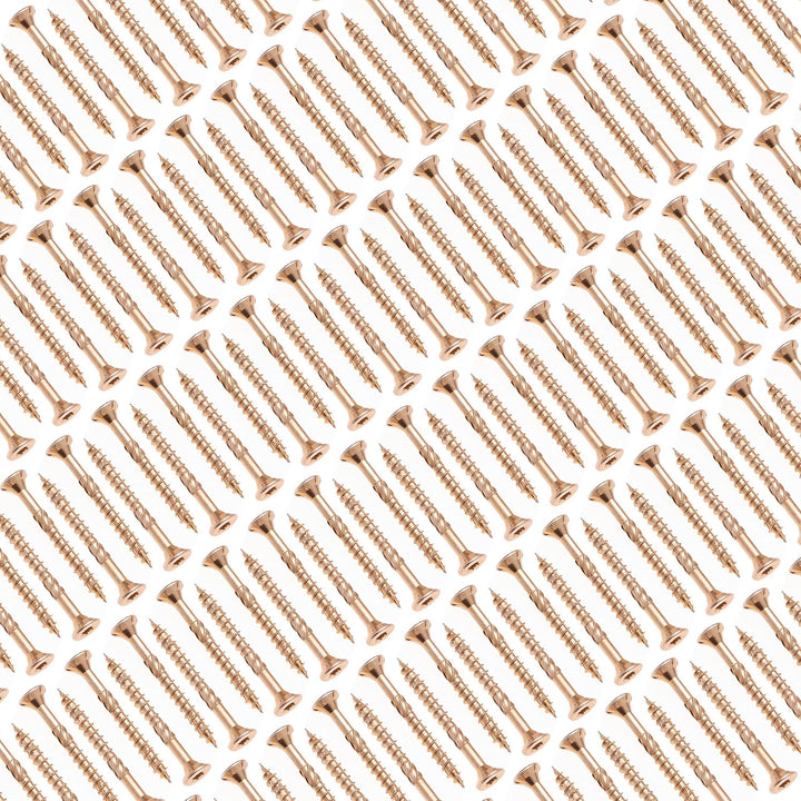 5 mm Holzschrauben Selbstschneidend Torx Gelb mit Verzinktem Mehrzweck-Holz Verwendung flacher Kopf