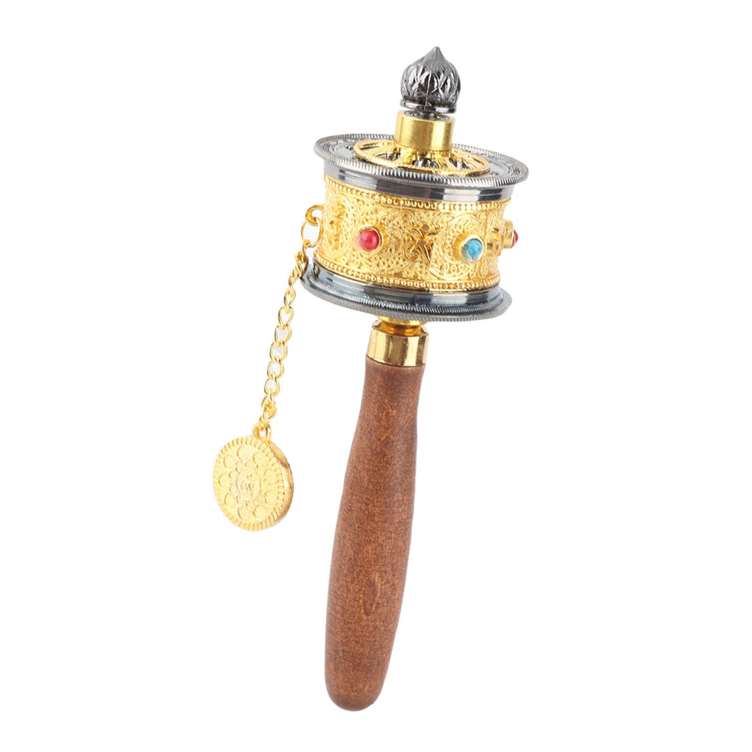 Legierung des Tibetischen Buddhismus, Mantra mit Sechs Wörtern, Handkurbel, Buddhistische Gebetsmühl