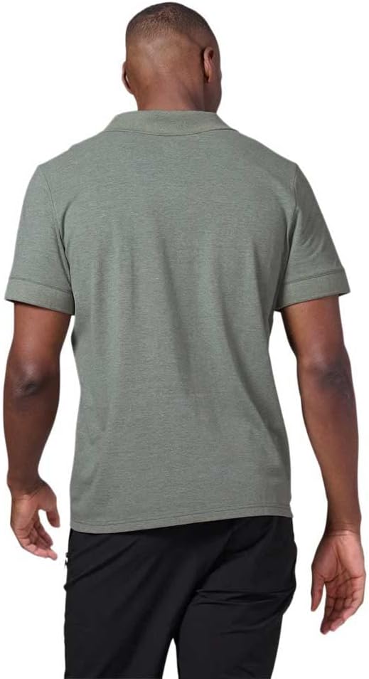 Odlo Herren Nikko Dry Polo T-Shirt Funktionsshirt Outdoor-Shirt XXL Camping Green Melange, XXL Campi