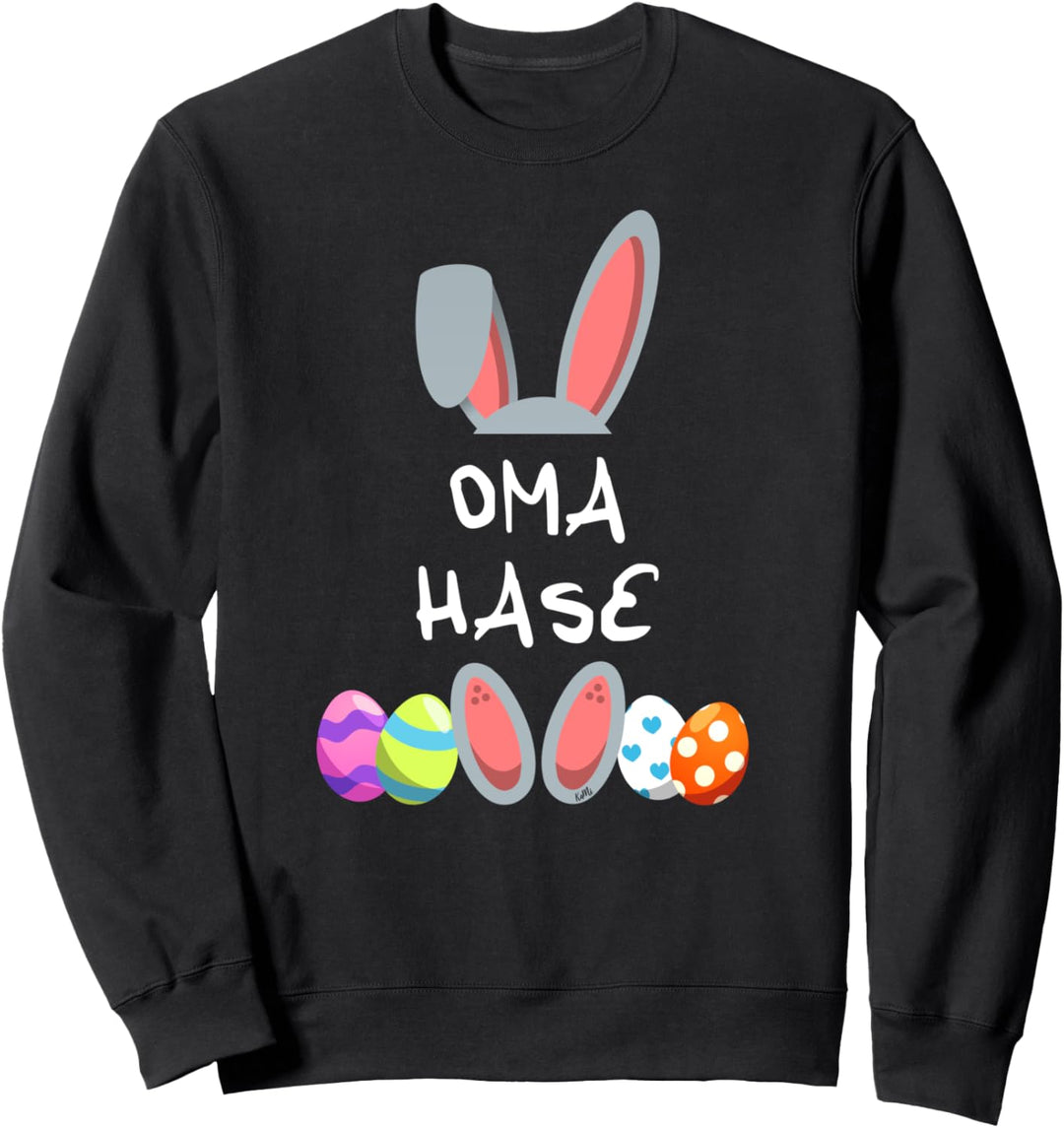 Oma Hase Osterhase Partnerlook Outfit Geschenk Frauen Ostern Sweatshirt