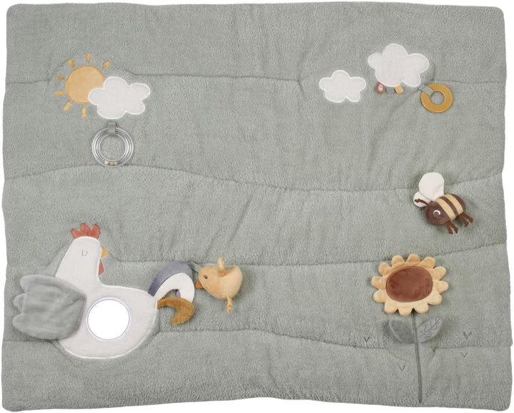 Little Dutch 8808 Activity Krabbeldecke Laufgittereinlage grün - Little Farm (80x100 cm)