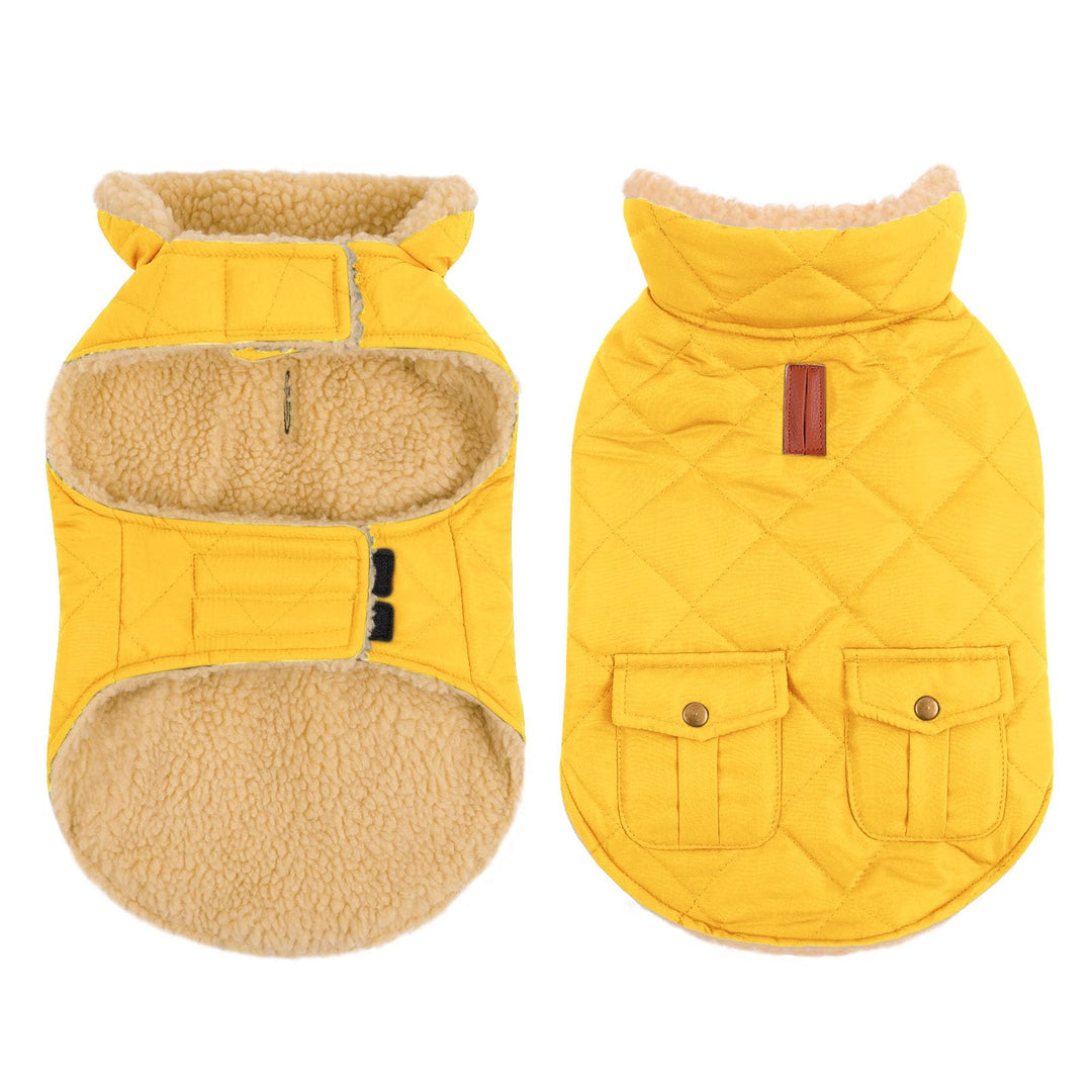 Wintermantel Hundemantel, Warme Winterjacken mit Fleece für Hunde,Hundejacke Hundekleidung Hundepull