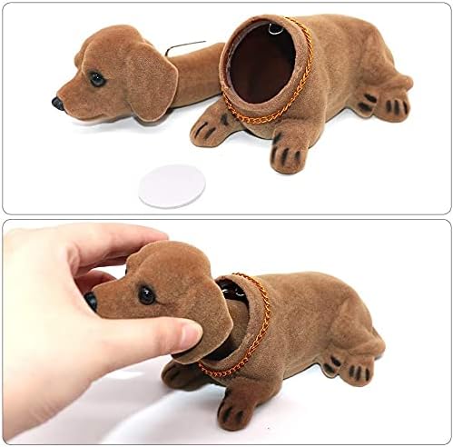 MonLiya Nette Nicken Schütteln Kopf Hund Verzierungen Wackelhund Auto-Innendekoration Ornament Statu