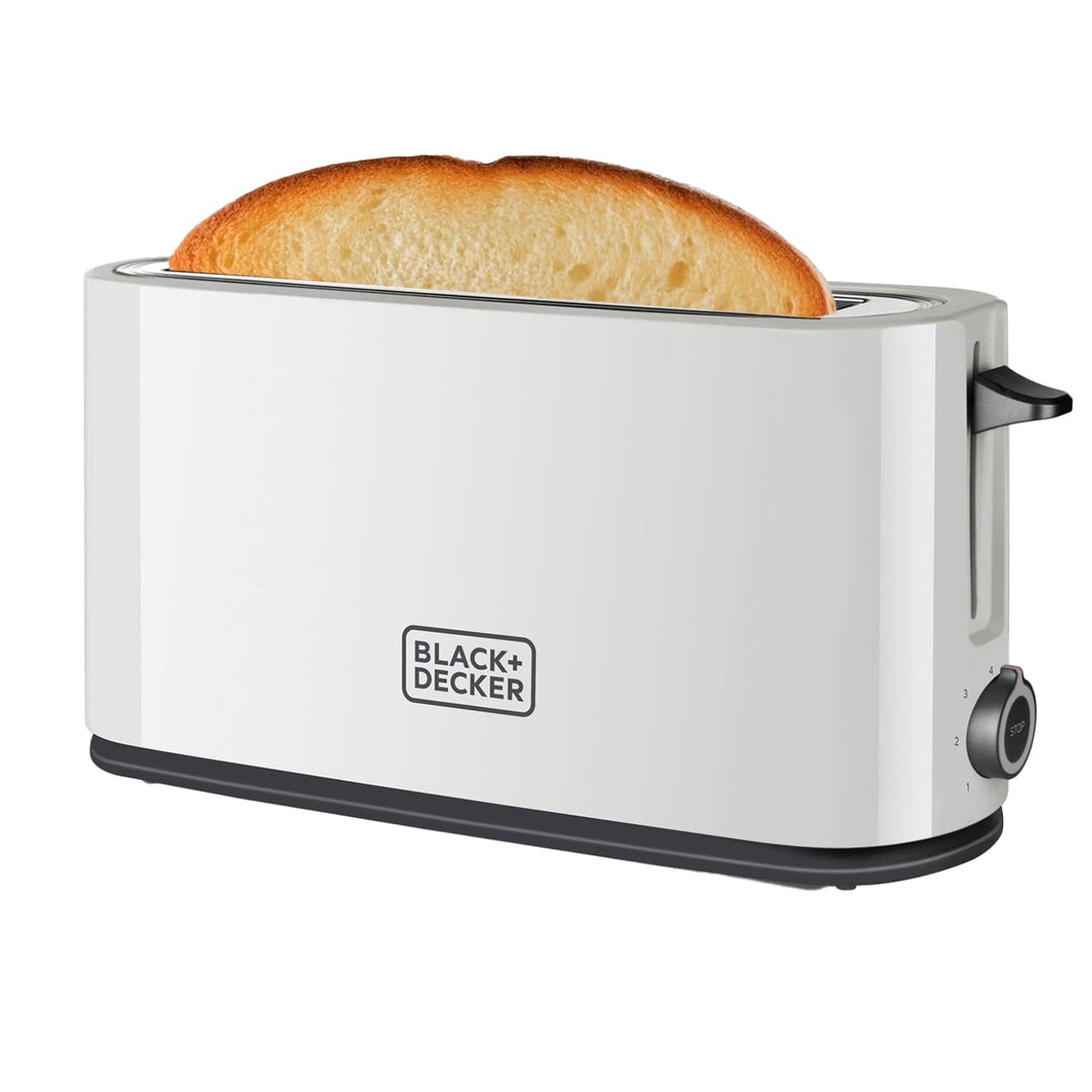 Black+Decker BXTO1001E - Toaster 1.000W, Toaster mit extra grossem Schlitz, 7 Toaststufen, High-Lift