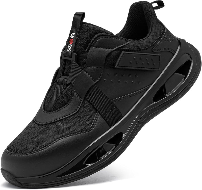 Sicherheitsschuhe Herren Arbeitsschuhe Leichte Stahlkappenschuhe Bequeme Antishock Atmungsaktive rut