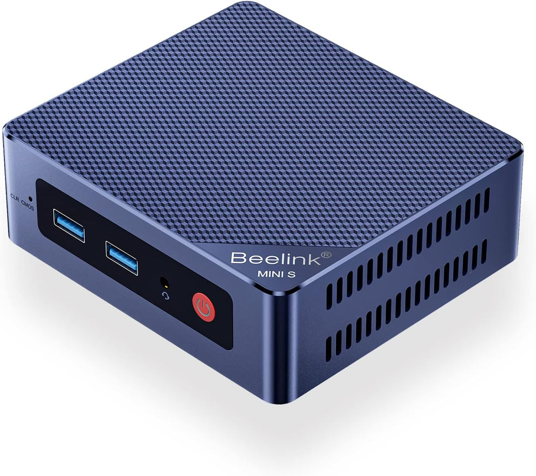 Beelink Mini S12 Mini PC, Intel 12. Prozessor N95 (4C/4T, bis zu 2.9Ghz), 16G DDR4 500G M.2 SSD Mini