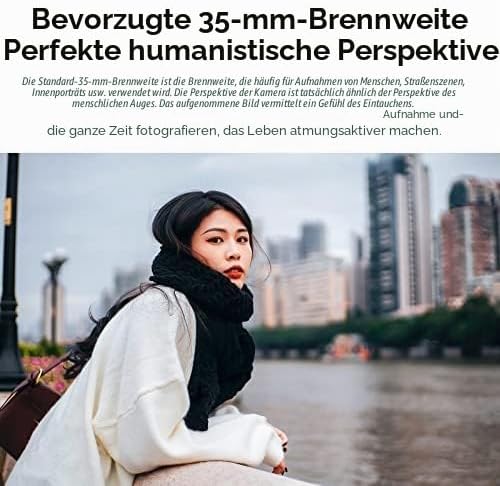 7artisans 35 mm F1.4 Mark Ⅱ Vollformat Festbrennweite mit manueller Fokussierung und grosser Blende,